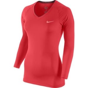 Nike Pro Dri-Fit V-Neck Long Sleeve Performance